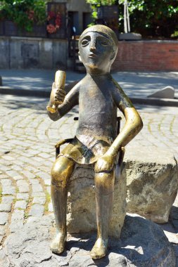 Tiflis, Gürcistan - Mayıs 2016: Heykel Tamada Merkezi 