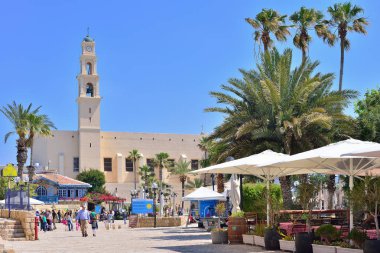 Tel Aviv, İsrail - Nisan, 2017: En büyük Meydanı