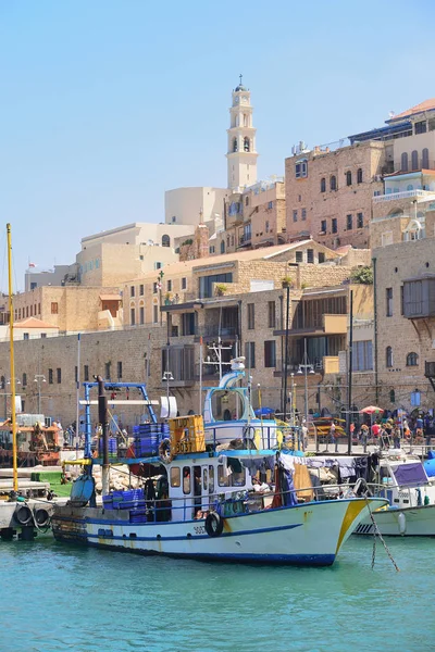 Staré město a přístav Jaffa města Tel Aviv, Izrael. — Stock fotografie