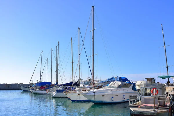 Το λιμάνι στο jaffa του Ισραήλ σε μια ηλιόλουστη ημέρα — Φωτογραφία Αρχείου