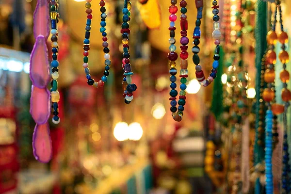 Bazar Ciudad Vieja Ofrece Productos Tradicionales Oriente Medio Recuerdos Sitio —  Fotos de Stock