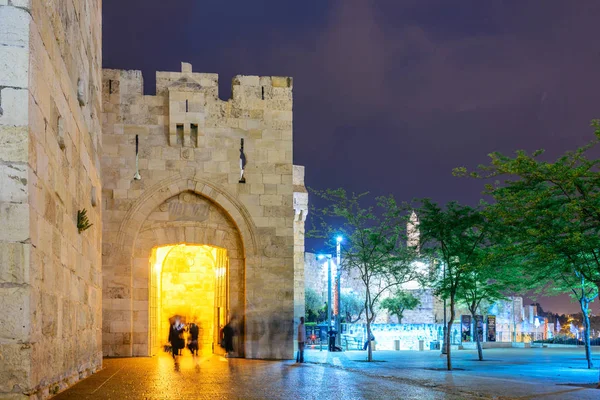 Yafa Kapısı geceleri - Kudüs eski şehir