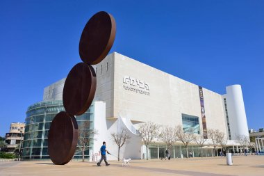 Tel Aviv, İsrail - Nisan, 2017: Habima Tiyatrosu, İsrail