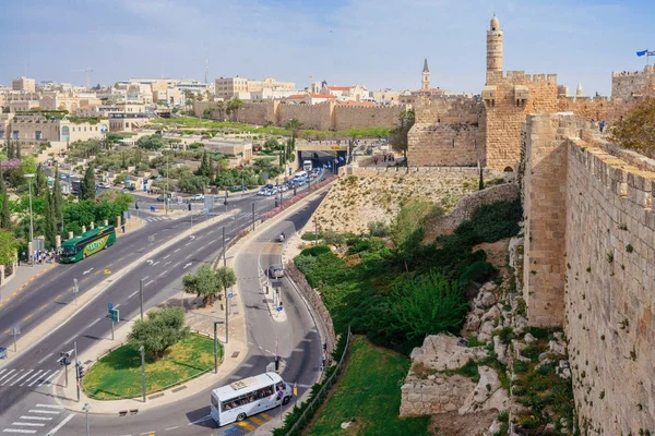 Єрусалим, Ізраїль на вежі David. — стокове фото
