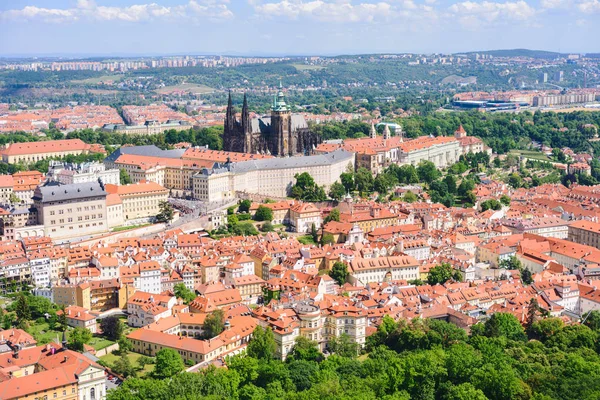 Präsidentenpalast Der Tschechischen Republik Vitus Kathedrale Prag — Stockfoto