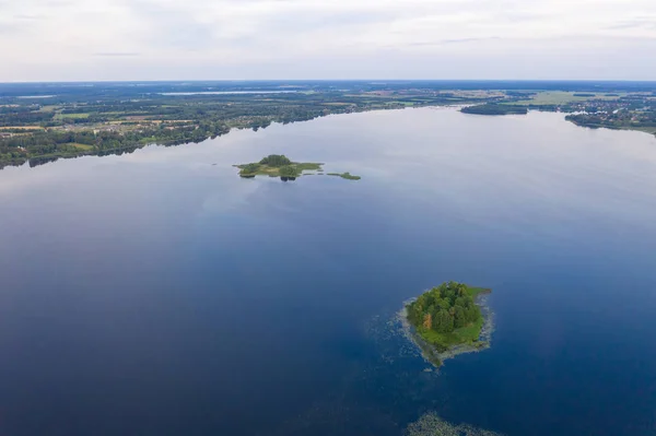Island on Lake Vrevo, Leningrad Region, Russia. Northern nature of Russia. Travels. — Stock Photo, Image