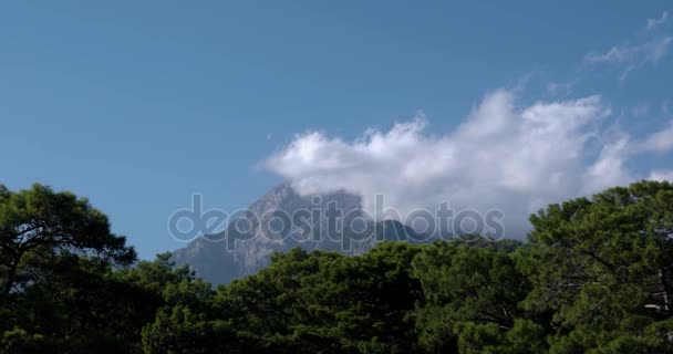 Tahtali Mountain, también conocido como Lycian Olympus, Turquía. Time Lapse, 4k — Vídeo de stock