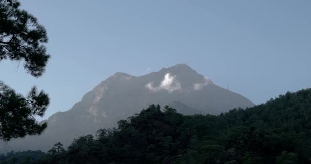 Tahtali Mountain, también conocido como Lycian Olympus, Turquía. Time Lapse, 4k — Vídeos de Stock