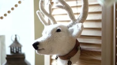 Noel dekorasyon ile Noel Baba geyik oyuncak