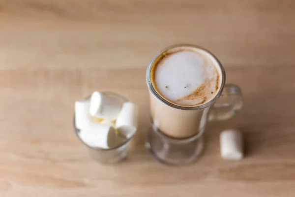 Cacau latte marshmallow — Fotografia de Stock