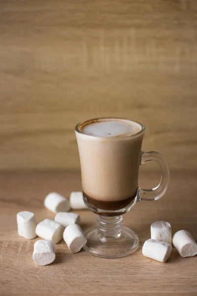 Cocoa latte marshmallow Stock Image