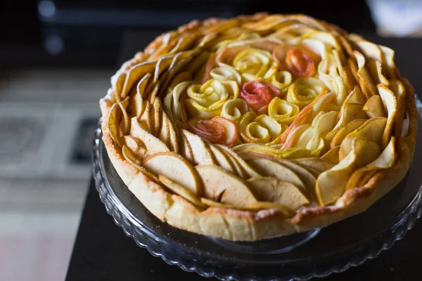 Apple homemade cake — Stock Photo, Image