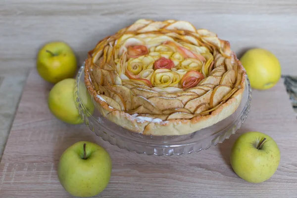 Gâteau maison pomme — Photo