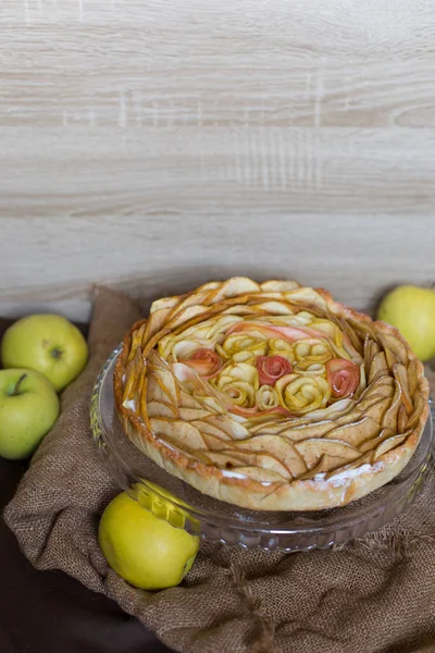 Gâteau maison pomme — Photo