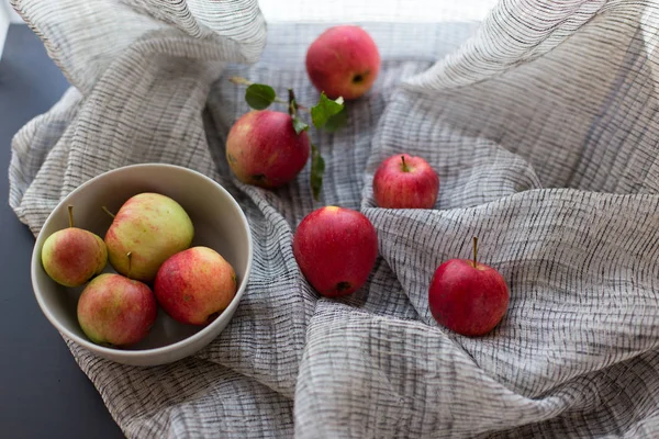 Home apples red — Stock Photo, Image