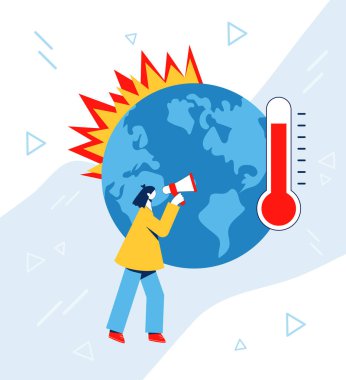 İklim değişikliği kavramı.