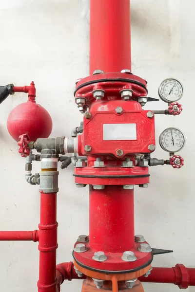 Endüstriyel yangın koruma sistemi, Endüstri/sanayii donatımı. — Stok fotoğraf