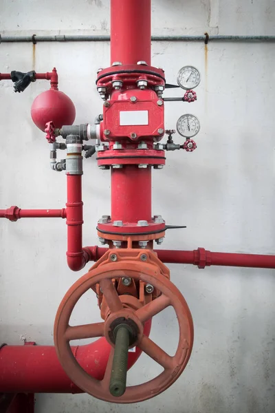 Endüstriyel yangın koruma sistemi, Endüstri/sanayii donatımı. — Stok fotoğraf