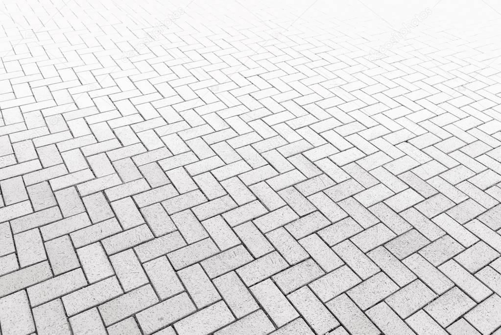 Pattern of walkway concrete block paving., Abstract background.