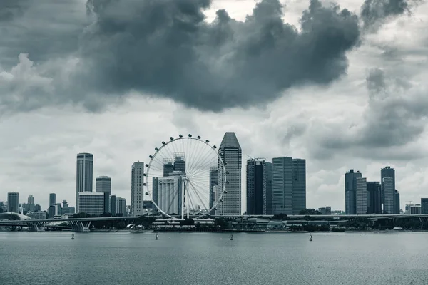 싱가포르의 비즈니스 타운과 도시 풍경. — 스톡 사진