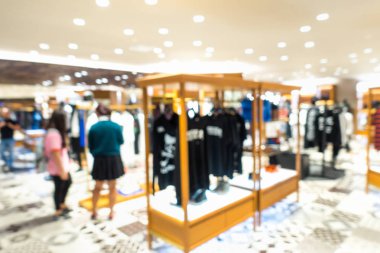 Bulanık içinde mağaza ve mağaza perakende soyut.