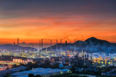 Hong Kong - 23 Şubat 2017: Hong Kong iş şehir 