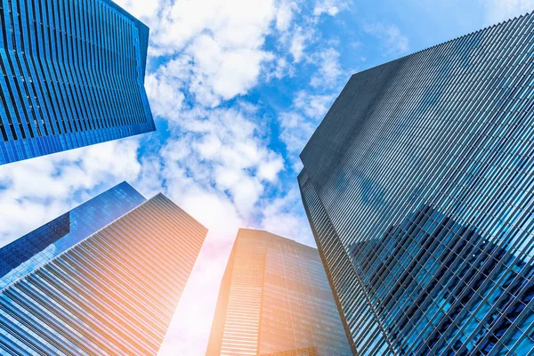 Hong Kong - 23 Şubat 2017: Hong Kong iş şehir 