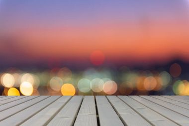 Soyut bulanık ışıklar arka plan, gece şehir.