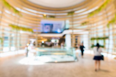 Alışveriş merkezinde alışveriş merkezi bulanık soyut