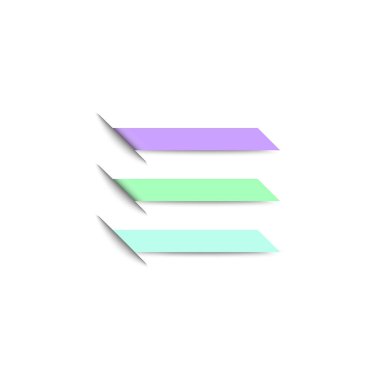 Şablon ve adımları Infographic tasarım, vektör, illüstrasyon