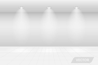 Modern tasarım ve renk tonunu iç Galeri Salonu