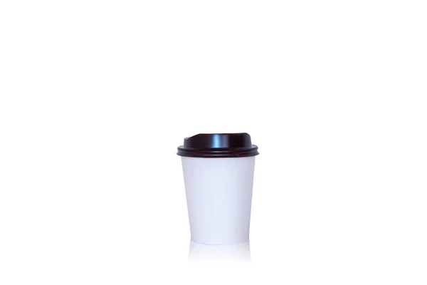 Coffee cup package on isolate white background