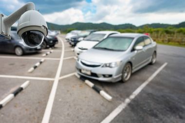 Park, araba yükü Cctv kamera CCTV