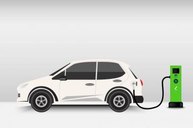 Elektrikli otomobil ve şarj istasyonu gelin, teknoloji Ev, otomatik