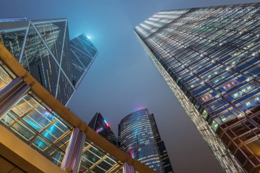 Hong Kong şehir ve iş merkezlerinin, Skycraper binalar