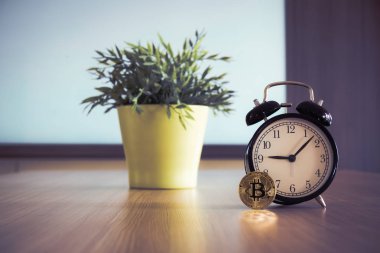 Bitcoin ve alarm clock, iş stok kavramı
