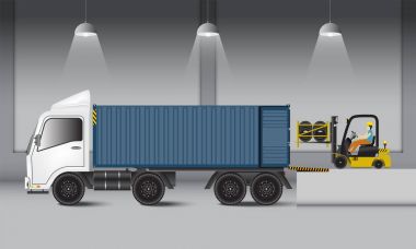 Lojistik depo ve yükleme