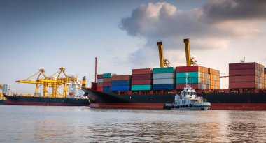 Konteyner yükleme/boşaltma terminali, nakliye yarda ve lojistik