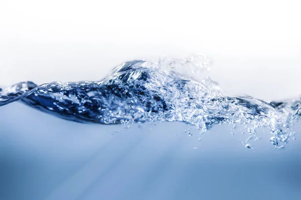 Легкая Вода Волна Пузырьками Пеной — стоковое фото