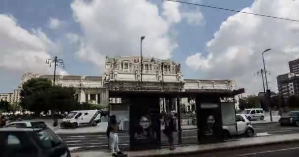 Vidéo Milan Station Hyperlapsus Milan Lombardie Italie 2018 — Video
