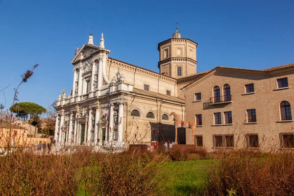 Столица Итальянской Мозаики Равенна Италия Эмилия Романья Базилика Санта Мария Стоковая Картинка