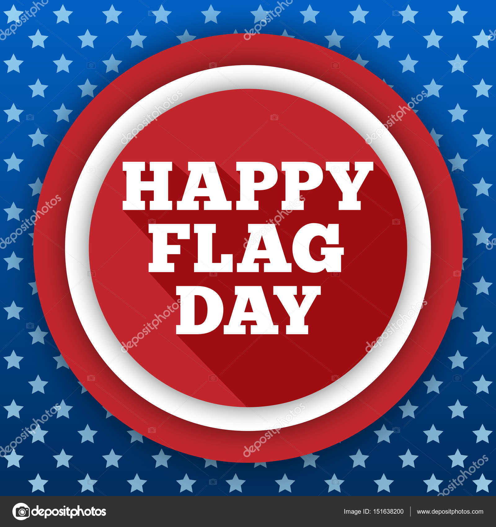flag day background usa patriotic template with text stripes and