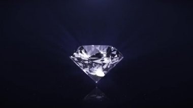 Animasyon parlak elmas elmas ile Kapalı fly