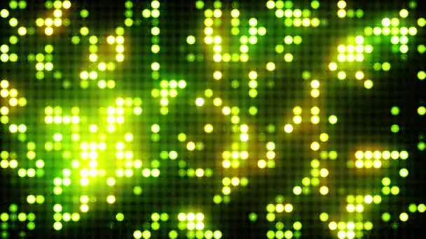 Green led animated VJ background — Stock Video