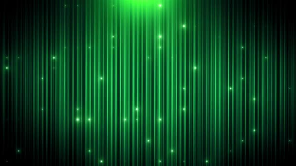 緑のキラキラ led アニメーションの背景を Vj — ストック動画