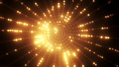 Altın daire animasyonlu Vj arka plan yol açtı.