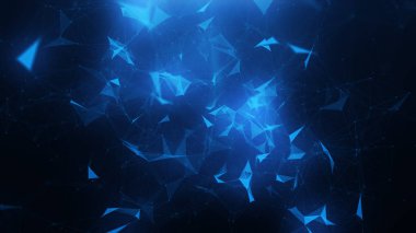 Soyut mavi pleksus arka plan