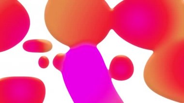 Beyaz bir arka plan üzerinde soyut renkli ekipleri