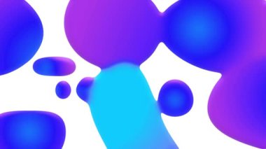 Beyaz bir arka plan üzerinde soyut renkli ekipleri