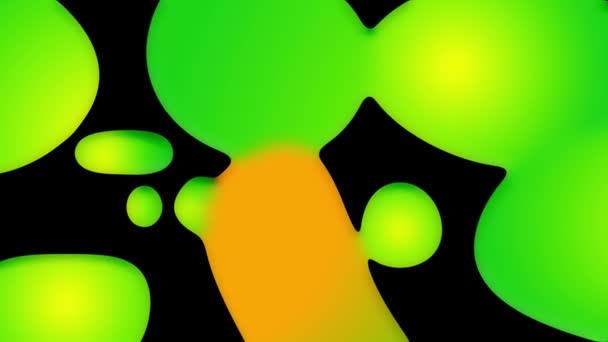 Des équipages colorés abstraits sur fond noir 